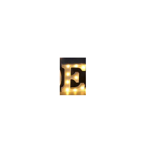 Luminous LED Letter Number Night Light English Alphabet Number Home Decor DealSniper.net Always lit E