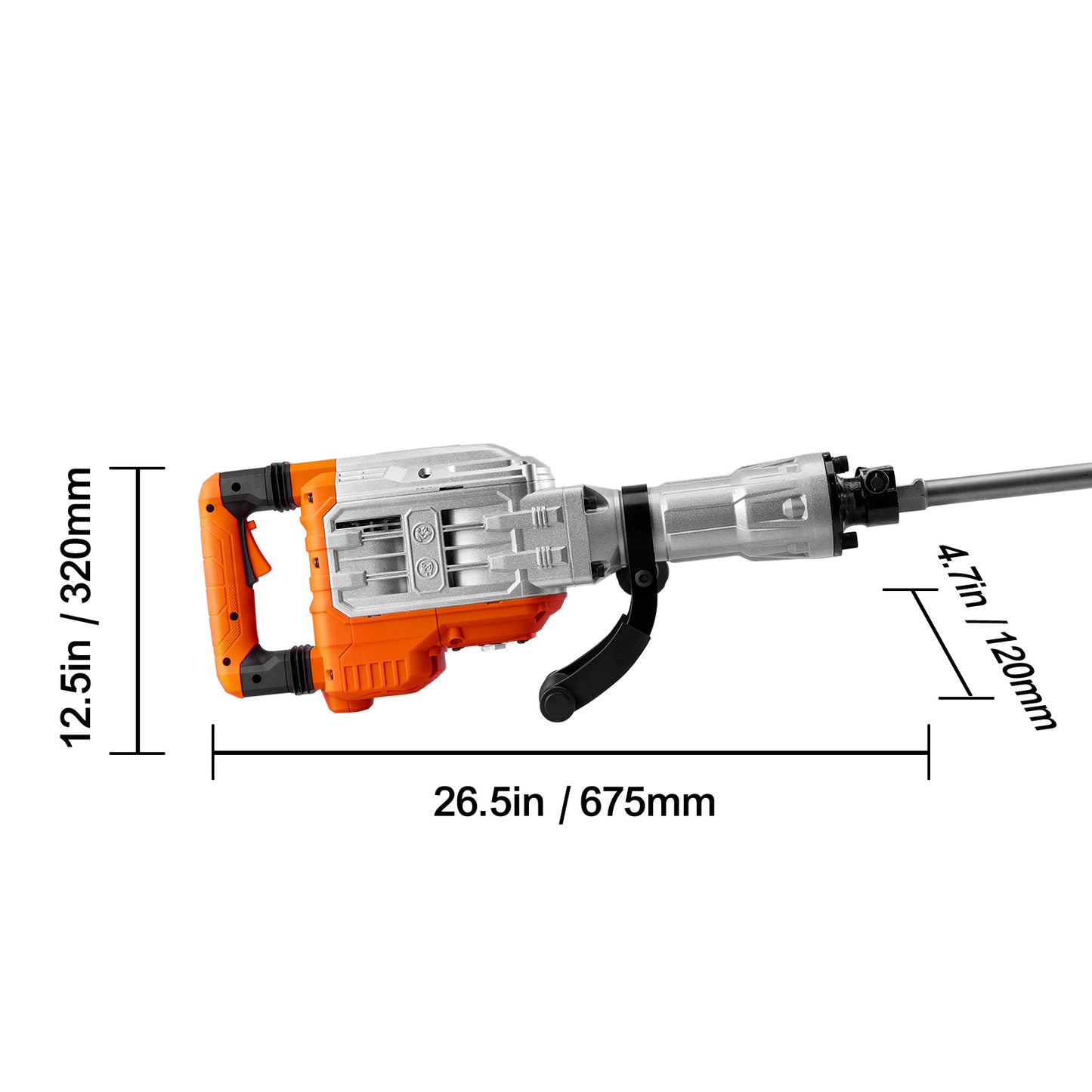 VEVOR Demolition Jack Hammer Concrete Breaker Chisel Bits