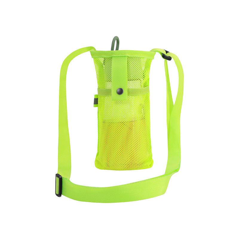 Water Bottle Holder Water Bottle Carrier With Adjustable Shoulder Strap Sports Gym From House Floral Green