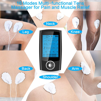 Digital Physiotherapy TENS Machine EMS Unit 16Mode Pulse Massage