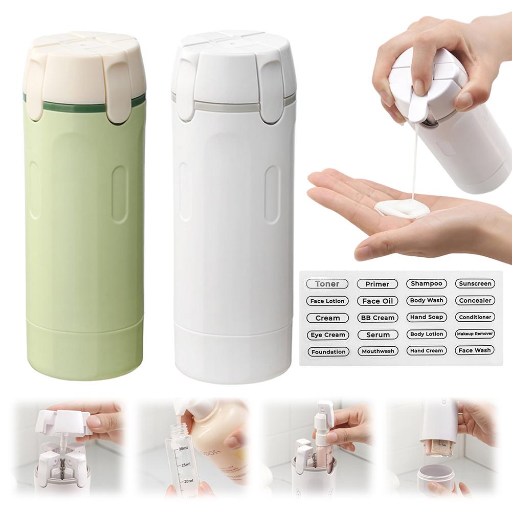 4 In 1 Travel Dispenser Portable Travel Bottles Leak Proof Leakproof Travel Outdoor Gym From House