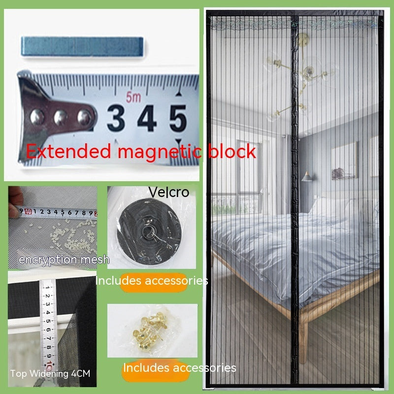 Decorative Magnetic Magic Door Curtain Stickers Punch-free Household House DealSniper.net