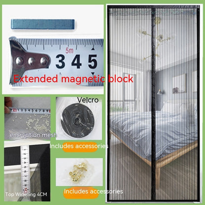 Decorative Magnetic Magic Door Curtain Stickers Punch-free Household House DealSniper.net