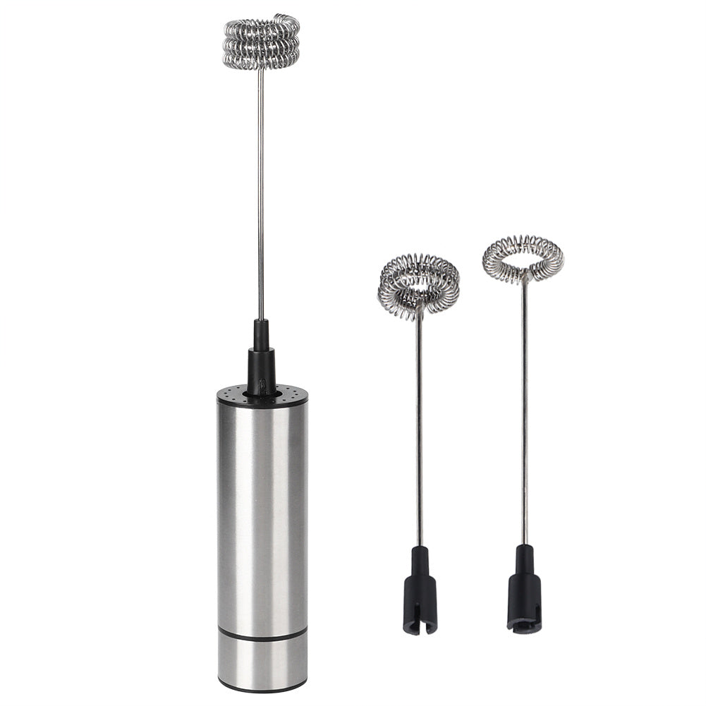 Stainless Steel Coffee Stirrer Mixer Blender Electric Egg Beater Kitchen dealsniper-net as picture