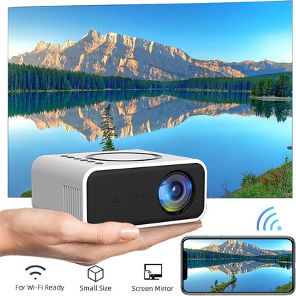 YT300 Home Portable Mini Projector 24 ANSI HD 1080P Gadgets dealsniper-net