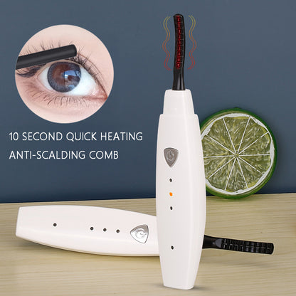 Electric Heated Eyelash Curler USB Rechargeable Eyelashes Curler Beauty DealSniper.net