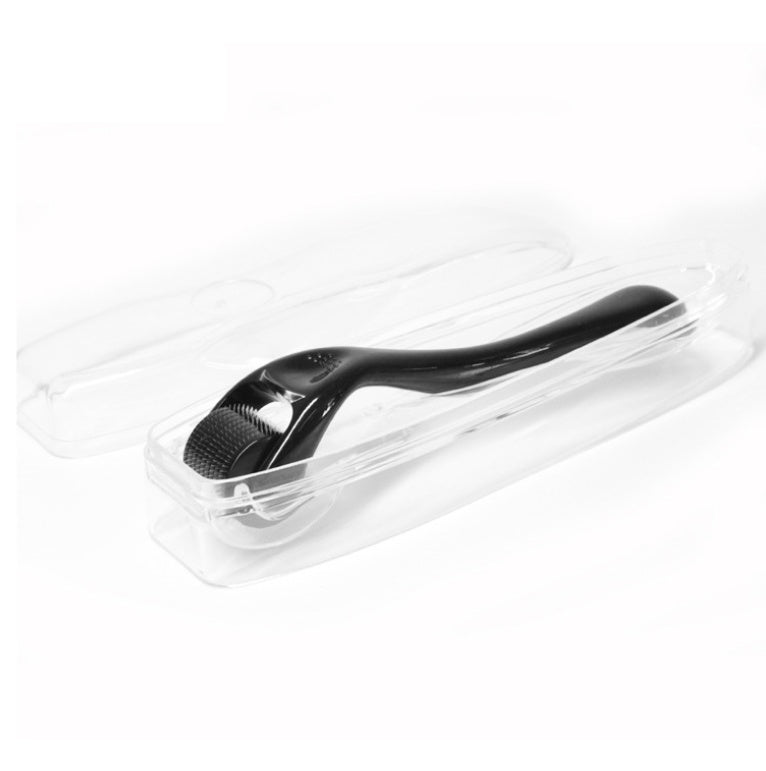 Black Skin Microneedle Wrinkle Beard Roller Men dealsniper-net