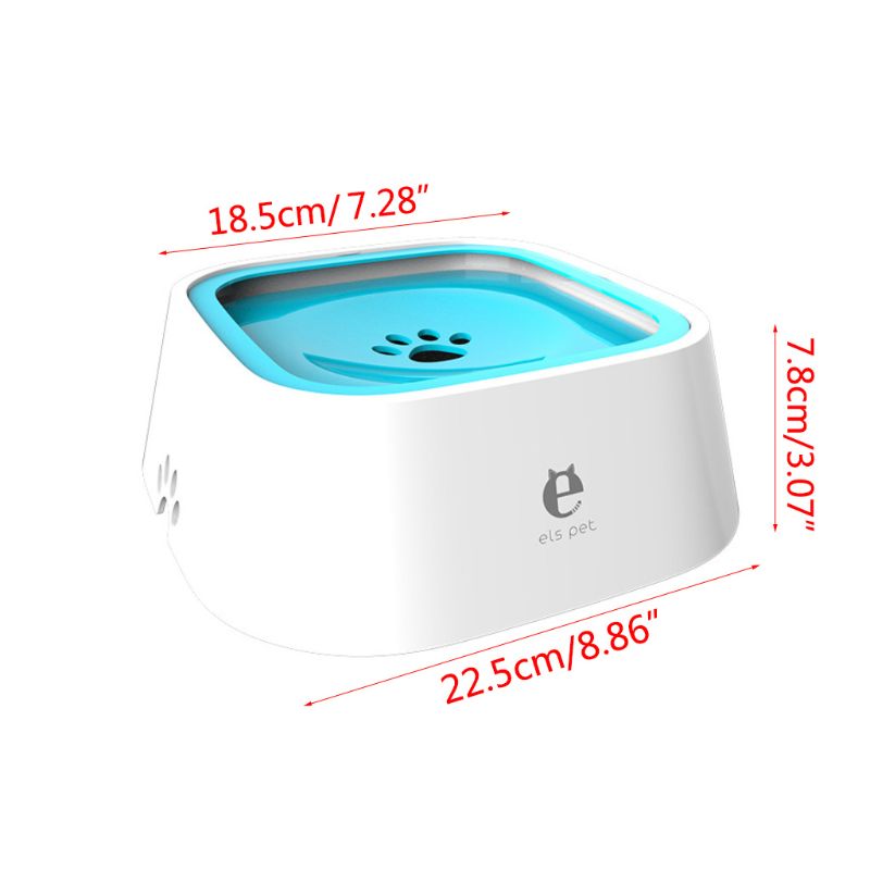 Portable Dog Bowl Pet Floating Bowl Splash-proof Pets Gym From House