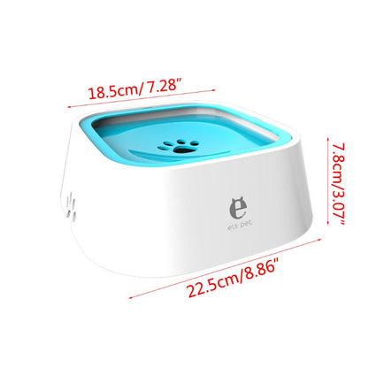 Portable Dog Bowl Pet Floating Bowl Splash-proof Pets Gym From House