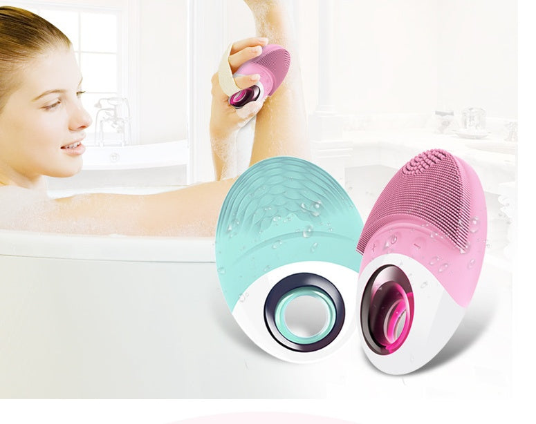 Wireless Charging Silicone Cleansing Instrument Beauty dealsniper-net