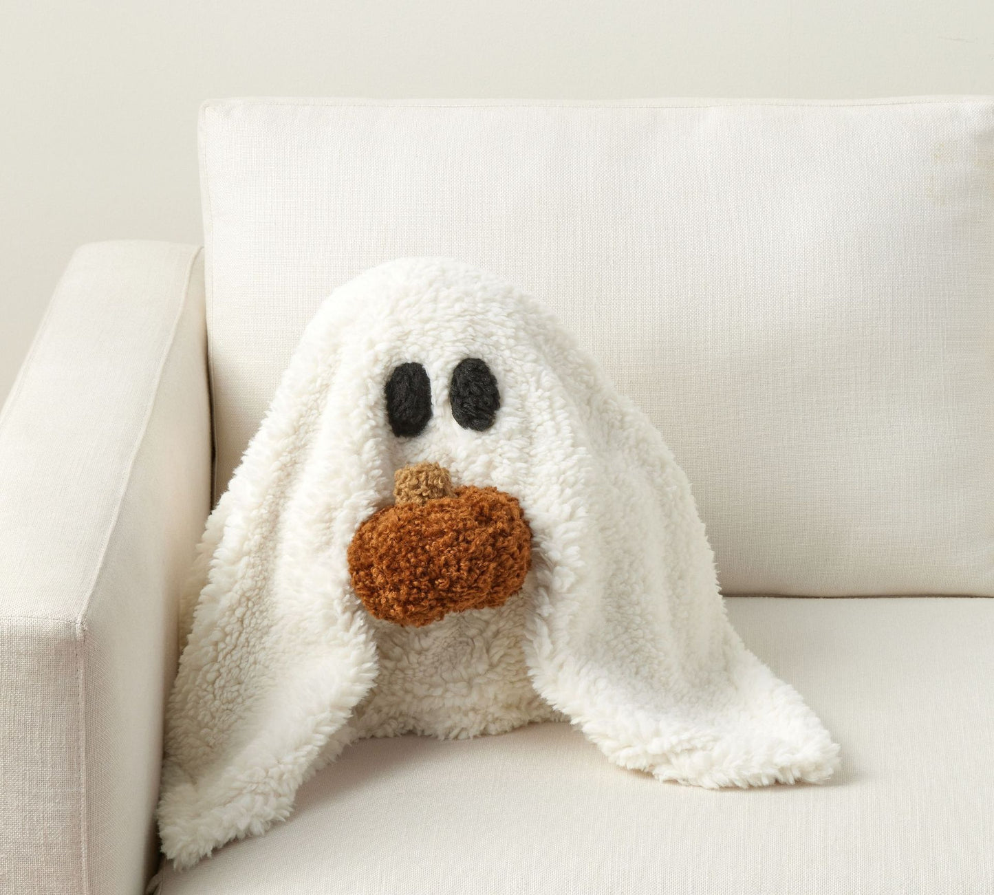 New Gus The Ghost With Pumpkin Pillow Halloween Pumpkin Holidays dealsniper-net