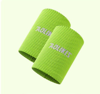 Wrist Brace Support Breathable Ice Cooling Tennis Wristband sport DealSniper.net Fruit green M