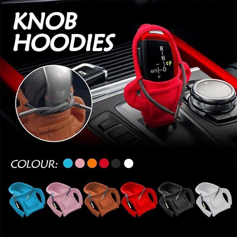 Universal Gear Knob Cover Hoodies Handle Cover Gear Grip Vehicle DealSniper.net