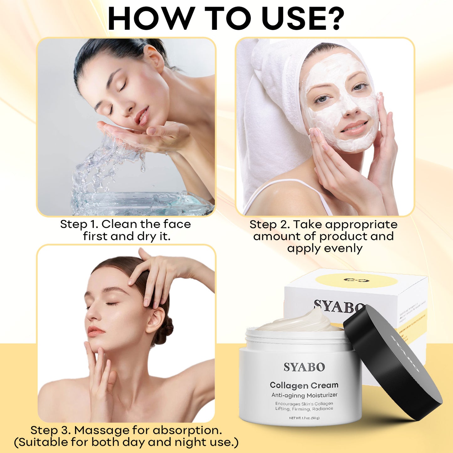 Black Gold Collagen Face Cream Beauty DealSniper.net