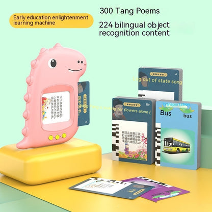 Talking And Sounding Decorative Card Educational Toys Kids dealsniper-net Pink With 224 Content