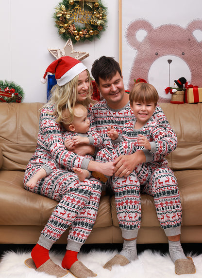 Christmas Pajamas Family Matching New Year Father Mother Kids Deals DealSniper.net