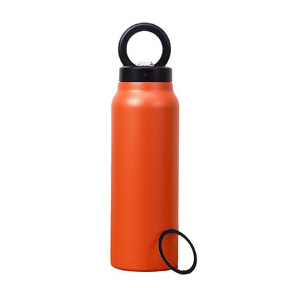 304 Stainless Steel Vacuum Cup Creative Magnetic Water Cup Outdoor Gym From House Orange 24oz