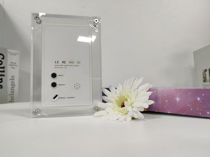 Acrylic Digital Photo Video Frame Battery New Home Decor Gym From House