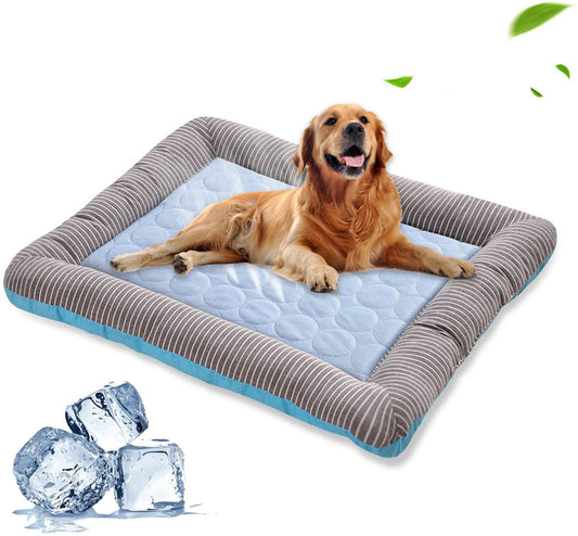 Pet Cooling Pad Bed For Dogs Cats Puppy Kitten Cool Mat Pets dealsniper-net