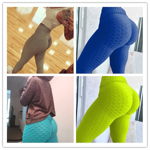 Booty Lifting Anti Cellulite Scrunch Leggings Without Pocket Women dealsniper-net