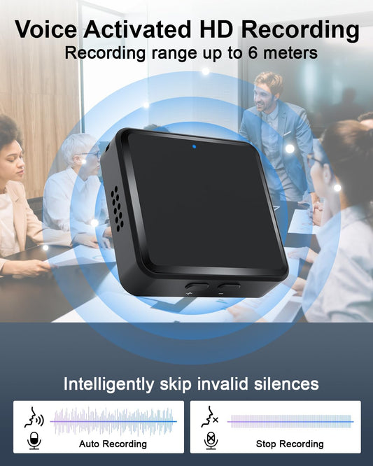 Magnetic Digital Voice Recorder With AI-Triple Noise Reduction Ai Recorder Own Home Store W13178567