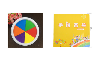 New Hot Selling Kindergarten Finger Print Mud Non-toxic Washable Pigment Kids DealSniper.net C set