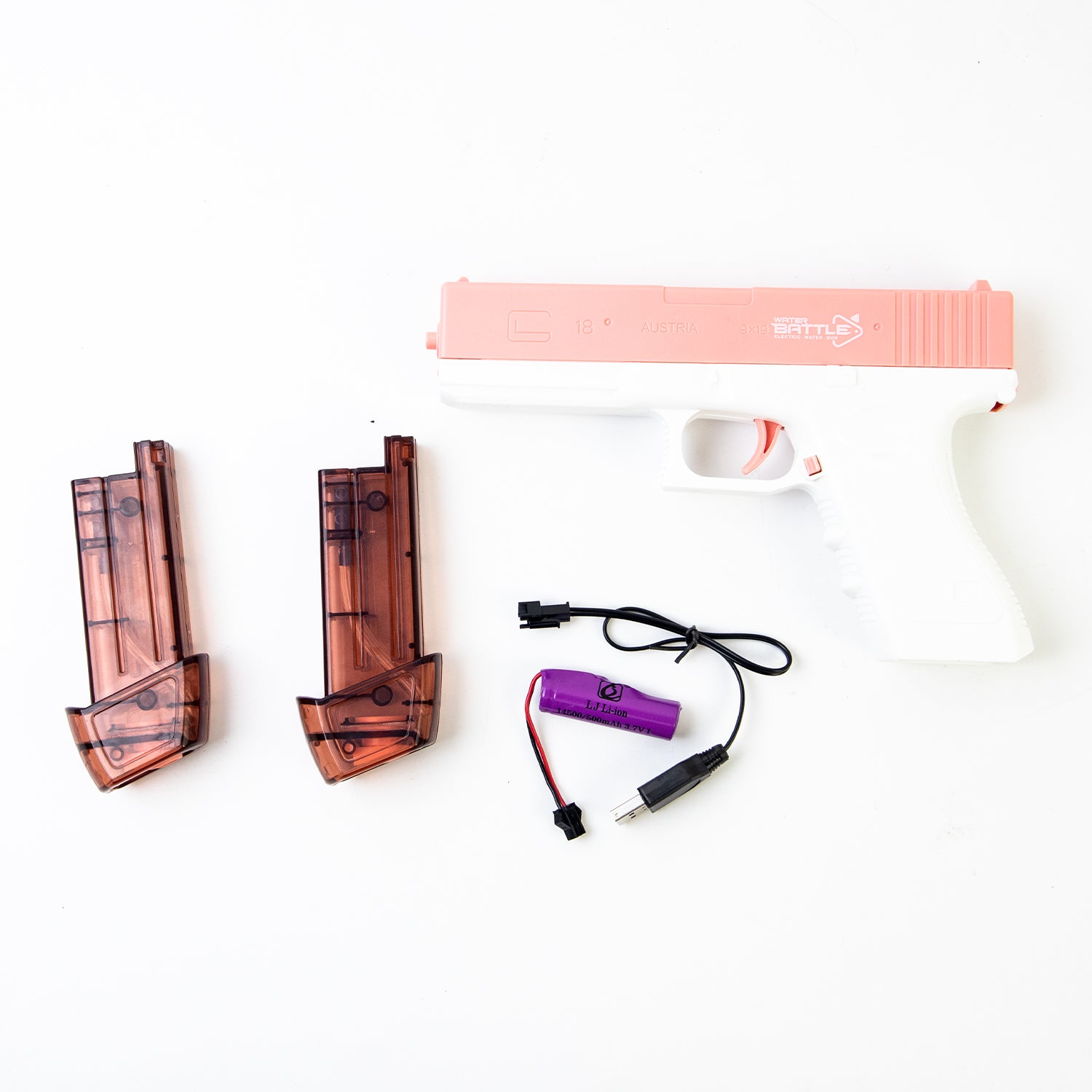 Electric Water Toy Gun Spray Blaster Pistol Airsoft Summer Toys Kids DealSniper.net Pink Cartridge edition USB