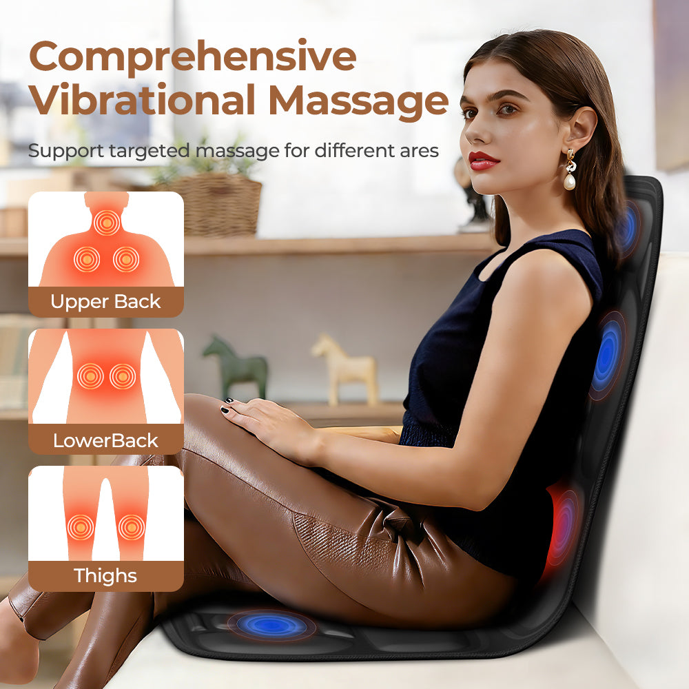 Massage Chair Pad,Back Massage With Heat,Massage Pad Health Gym From House