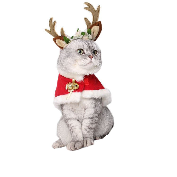 Christmas and New Year Windshield Cloak Pets Gym From House