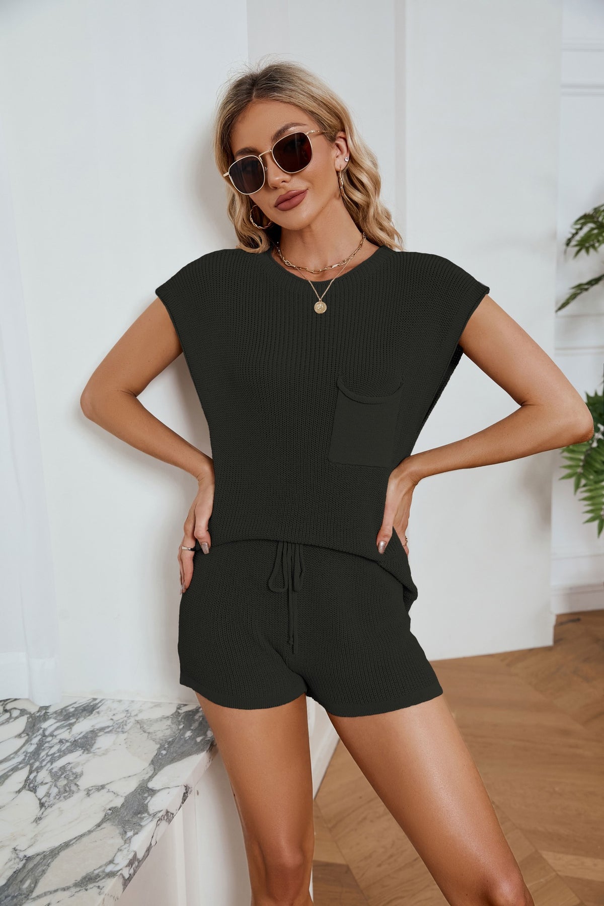 European And American Women's Clothing Loose Leisure Suit Women DealSniper.net Black L