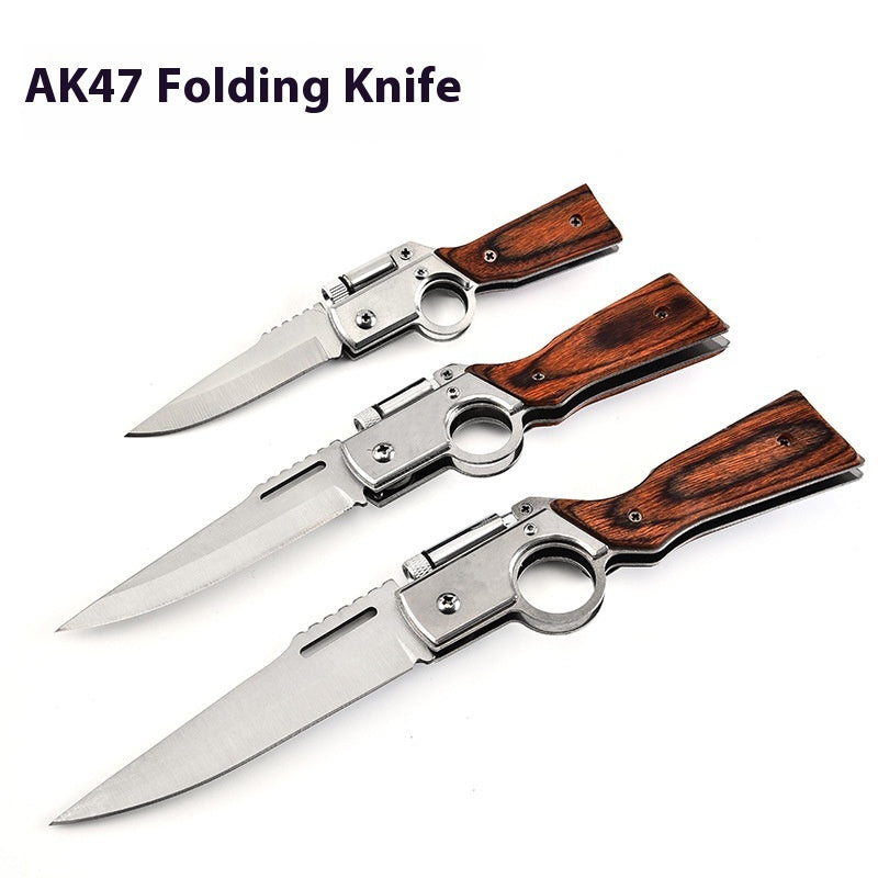 Folding Multifunctional Outdoor Multi-stainless Steel A Self-defense Tactical Knife Kitchen DealSniper.net