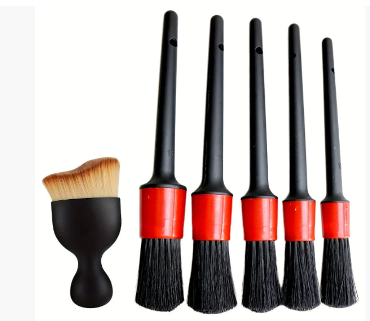 Fine wash brush beauty detail brush air conditioner Vehicle dealsniper-net Black