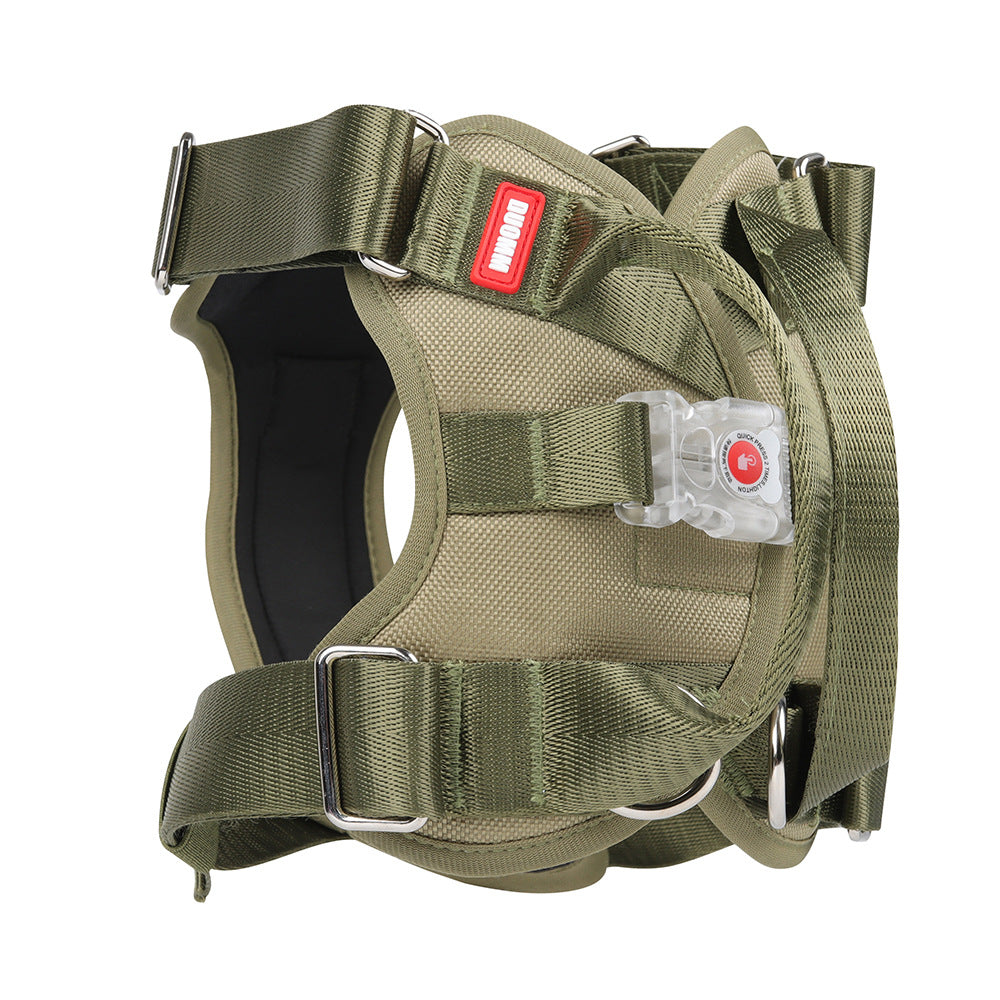 LED Luminous Chest Strap Explosion Proof Pets dealsniper-net Khaki L