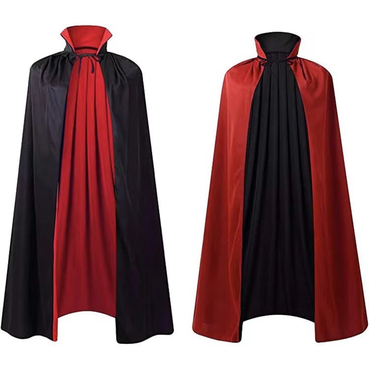 Halloween Cloak Costumes Wizard Cloak For Children Hooded Holidays null