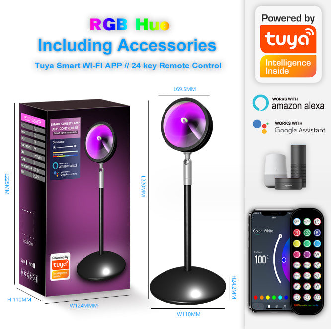 APP Remote Control RGB Floor Atmosphere Lamp House dealsniper-net Graffiti WIFI Bluetooth APP USB