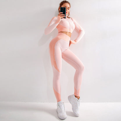 Yoga sets female sport gym suit Women Gym From House