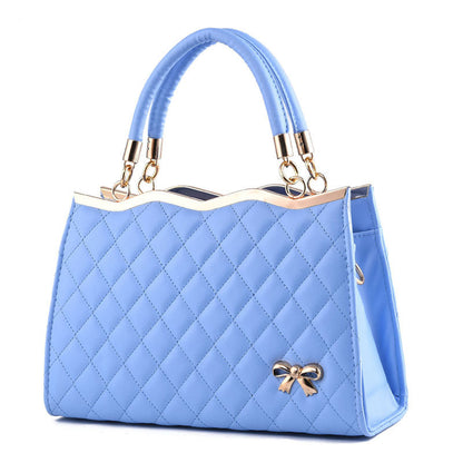 Crossbody shoulder bag with bow Women Gym From House Sky blue