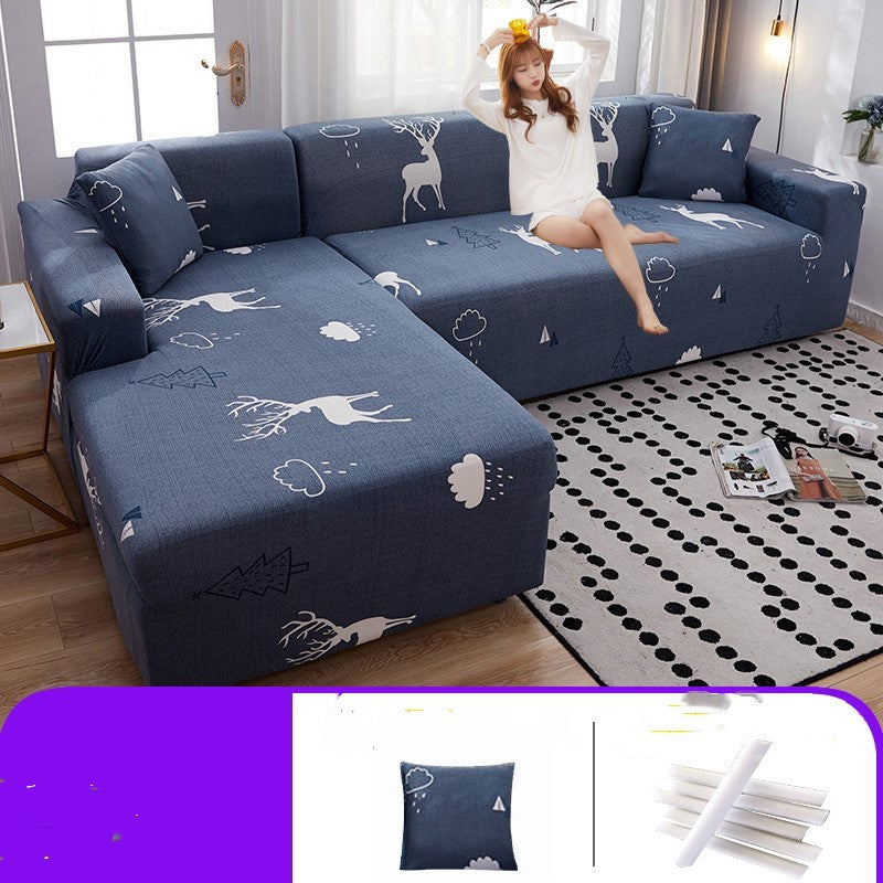 Elastic all-inclusive universal sofa cover House dealsniper-net 17 color L