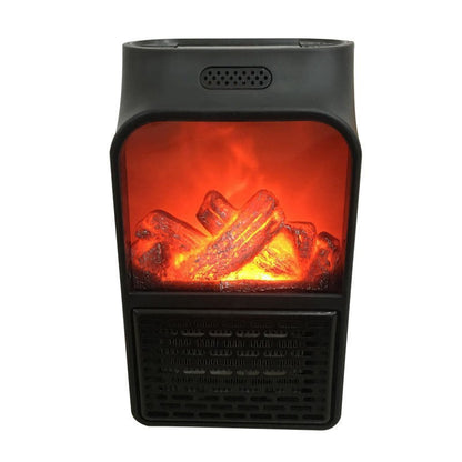 Mini Electric Fireplace Heater Electric Heater with Log Flame House DealSniper.net Ordinary EU