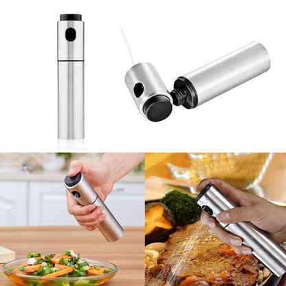 Stainless Steel Cooking Spray Oil Can Kitchen DealSniper.net