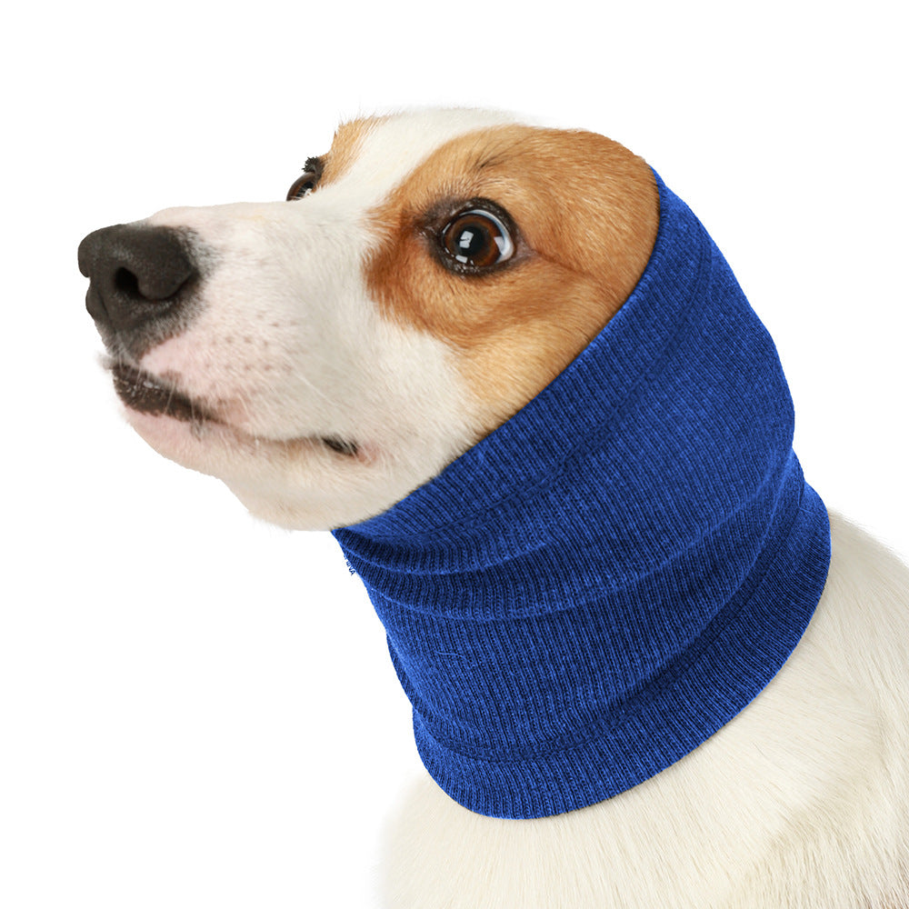 Pet Dog Comforter Headband Scarf Pets Gym From House Blue L