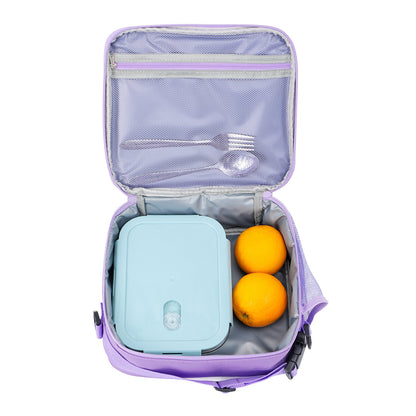 Laser Simple Rainbow Color Insulation Bento Bag Kids DealSniper.net