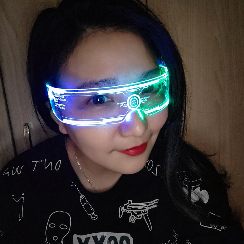 LED Luminous Glasses Party Bar Disco Punk Glasses Gifts