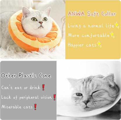 Cute Cat Collar Cone For Recovery After Surgery Pets dealsniper-net