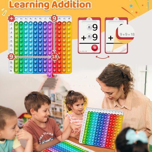 Multiplication And Division Flash Memory Card Math Educational Toys Kids Gym From House