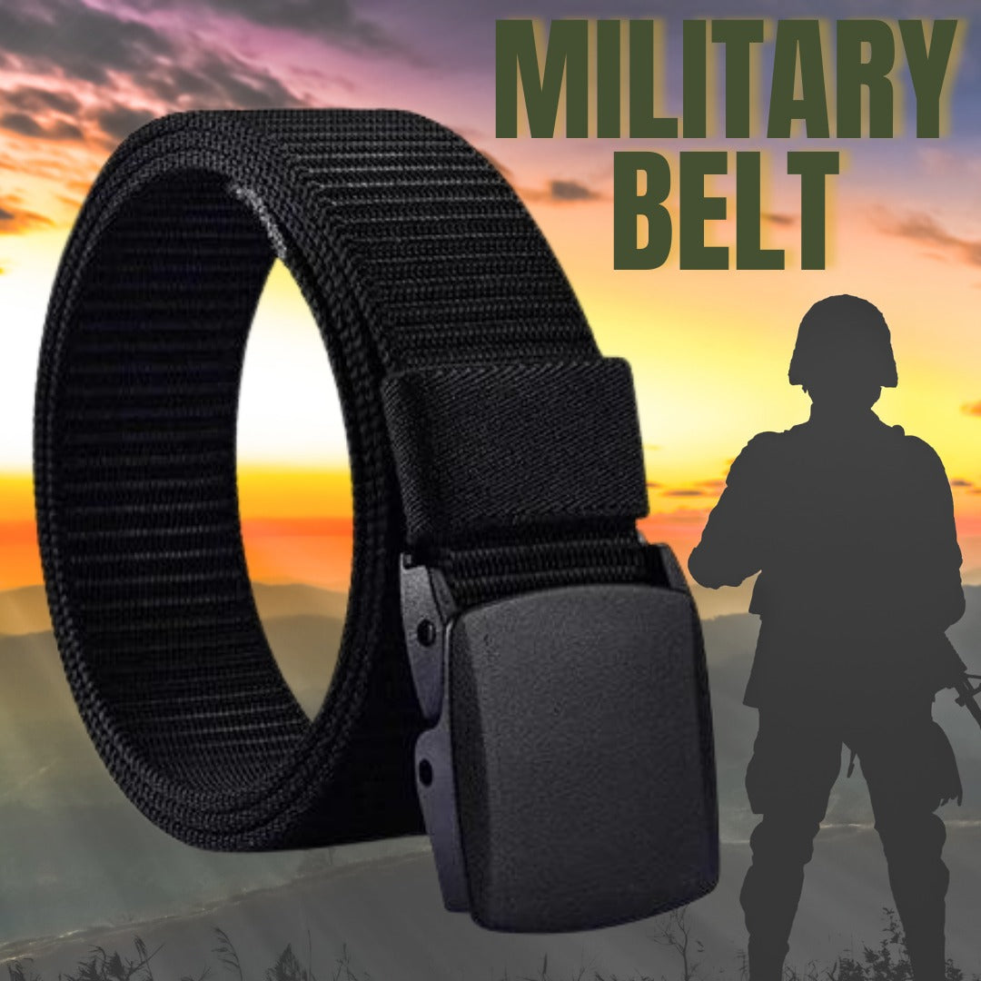 Plastic Cam Buckle Nylon Canvas Tactical Waistband Webbing Military Belt For Men Men dealsniper-net