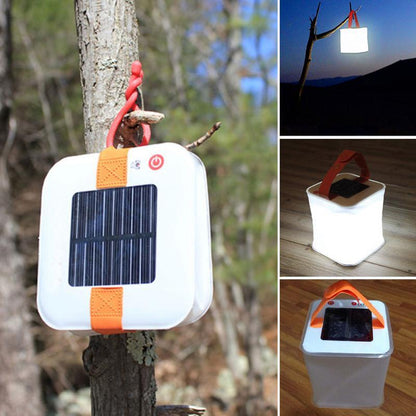 New LED Lantern Solar Collapsible Camp Flashlight Torch Light Outdoor DealSniper.net