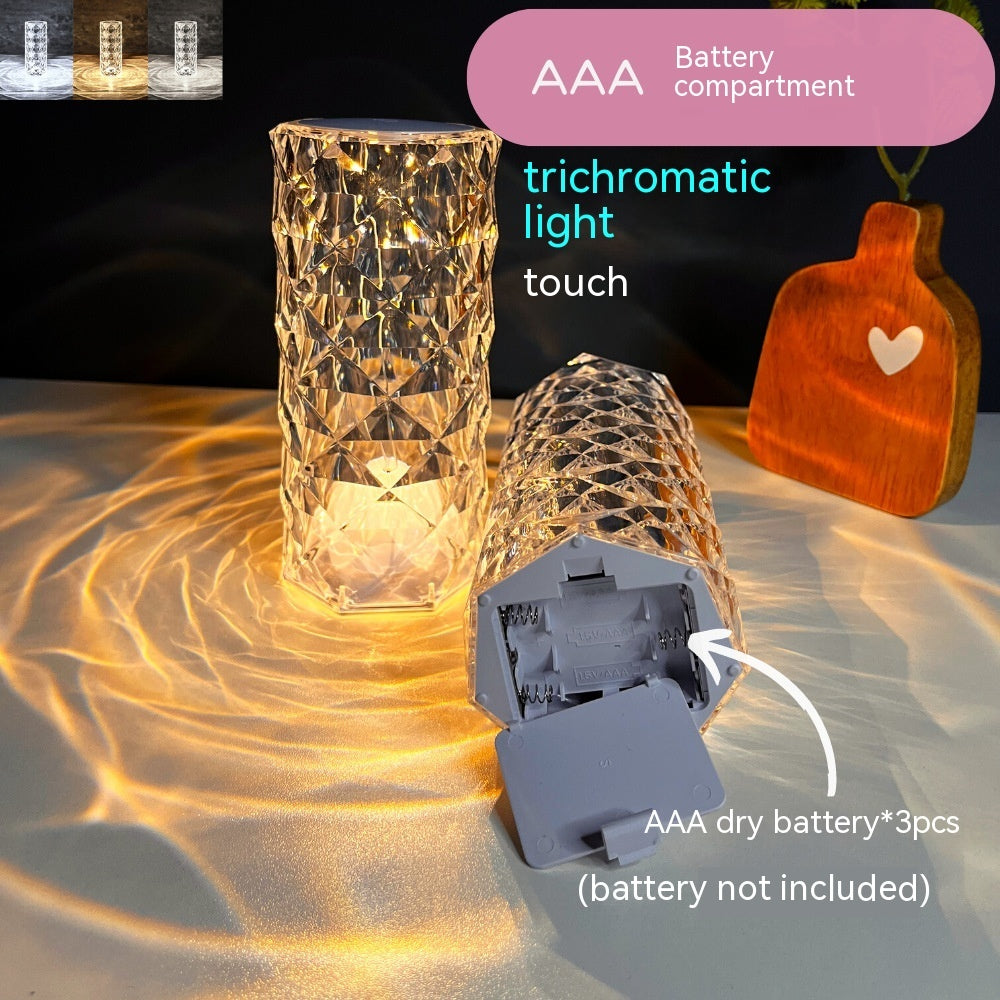 Crystal Rose Lamp Atmosphere Creative Led Table Lamp Home Decor DealSniper.net Style 5