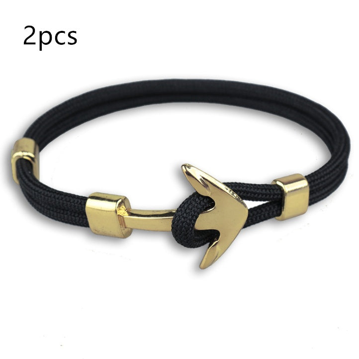 Anchor Bracelet Umbrella Black Pirate Anchor Hand Strap Gift Kids dealsniper-net A17 2pcs