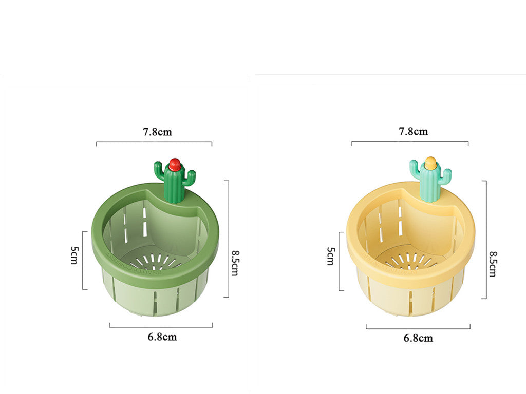 Cactus Sink Drain Strainer Press Automatic Dumping Basket House Gym From House 2PCS